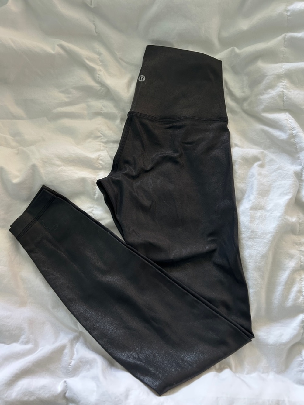 Lululemon Black shimmer Align High-Rise Leggings